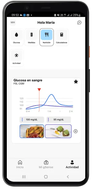 Glucosa en sangre y nutrición
